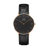 Relogio Analogico Feminino Daniel Wellington Classic Reading DW00100141 - Preto/Dourado