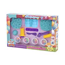 Kit de Plastilina Divertoys Diver Massa Fiesta de Aniversario 8279 14 Piezas