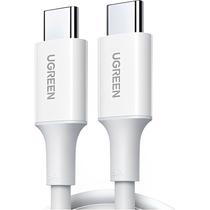 Cabo Ugreen USB-C A USB-C 60551 - Branco 1 Metro