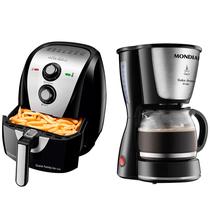 Kit Freidora AF-55I + Cafetera Mondial C-30 110V 2000W/550W