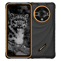 Celular Smartphone Ulefone Armor X31 / 128GB / 6GB Ram / Dual Sim / Tela 6.56" / Android 14 - Few Orange (Preto/ Laranja)