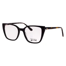 Armação para Óculos de Grau RX Visard MH2283 53-20-145 C4 - Preto/Animal Print