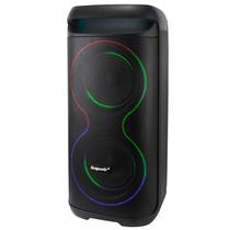 Speaker Ecopower EP-1955 6.5" 2X 60W Bluetooth/USB/Mic - Preto