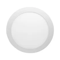 Panel LED Empotrable Taschibra 24W 6500K 1680 Lúmenes Bivolt Redondo
