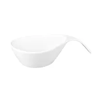 Cuenco de Porcelana Wilmax WL-991282/A Con Asa 450ML Blanco