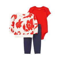 Conjunto Infantil Carter's 1Q466710 Nina 3 PZS