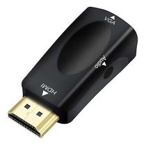 Adaptador de Video HLD VGA Femea para HDMI Macho  Preto