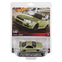 Carro Hot Wheels Premium 1:43 - Nissan Skyline GT-R (BNR34) V-Spec II Nur With Nismo Parts (4800)