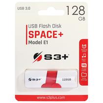 Pendrive S3+ Space+ Model E1 3.0 S3PD3003128BK de 128GB USB - Branco/Vermelho