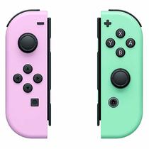 Controle Joy-Con + Jogo Super Mario Party para Nintendo Switch L e R - Roxo Pastel e Verde Pastel