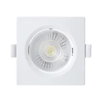 Spot LED Empotrable Taschibra 5W 3000K 400 Lúmenes Bivolt Cuadrado