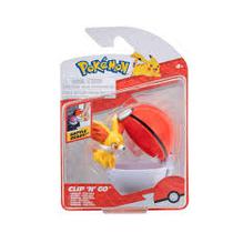 Jazwares Figura Pokemon Clip N' Go Fennekin+Pokeball Plastico Multicolor