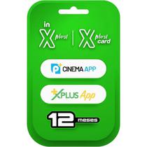 Receptor Cartao de Ativacao Xplus Canais/Filmes 12 Meses