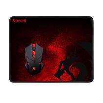 Mouse Gaming Redragon USB + Mouse Pad M601WL-Ba 2 Em 1 Preto/Vermelho