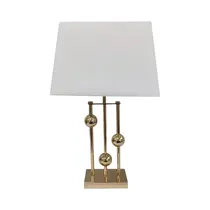 Lámpara de Mesa Concepts 541-401671/1 110V 56.5 CM Blanco - Dorado