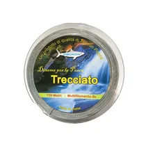 Hilo de Pesca Tiburon Trecciato 8X 22KG 0.30MM 150M Gray