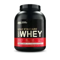 Optimum Nutrition Gold Standard Whey Cookies Y Cream 60 Servicios Plastico Negro