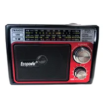 Rádio Ecopower EP-F35/ Gravação/ USB/ Micro SD/ Bluetooth