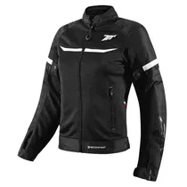 Jaqueta para Motociclista Seventy Degrees Mojave Sporty Urban SD-JR30.2 - Tamanho M - Feminino - Preto e Branco