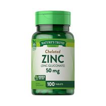 Vitaminas Nature's Truth Chelated Zinc 100 Capsulas