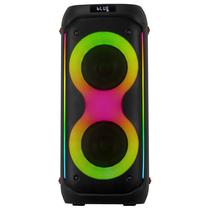 Caixa de Som Kolav LJ2601 LED RGB Bluetooth / USB / Micro SD / Bivolt - Preto