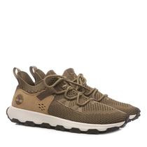 Timberland Men Sneaker Majority Textile W/ Leather 10 EO9