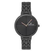 Relógio Analógico Feminino Daniel Klein DK.1.12666-5 Premium Ladies / Pulseira de Aço Inoxidável - Preto