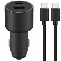 Carregador Veicular Xiaomi 67W Car Charger CC07ZM USB/USB-C + Cabo USB-C - Preto