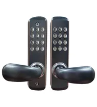Fechadura Mecânica S701-2 Senha/Chave Interior-Exterior Pret