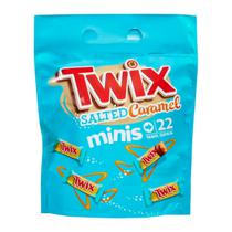 Chocolate Mars Twix Mini Caramelo Salgado Pacote 440G