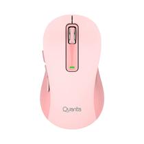 Mouse Inalambrico Quanta Click&Go QTMOI40 Rosado