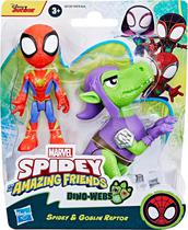 Spidey Amazing Friends Spidey & Goblin Raptor Hasbro - G0120