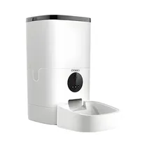 Comedero Automático para Mascotas Satellite A-D4LV Automatic Pet Feeder 4L Bivolt Blanco