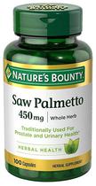 Natures Bounty Saw Palmetto 450MG 100 Capsulas