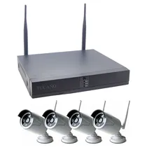 DVR Tucano Kit - 4 Canais - 4 Cameras - Sem Fio