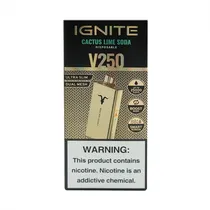 Dispositivo Descartavel Ignite V250 25000 Puffs Gold Cactus Lime Soda