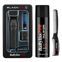 Trimmer Babylisspro FX One FX799MB Recarregável + Spray All In One + Pente - Preto