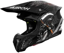 Capacete para Moto Airoh Twist 3 Arcade Matt - Tamanho XXL (63-64) - Black Matt