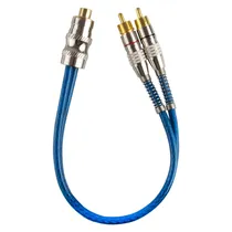 Cabo Svart - Rca Y - 2 Macho + 1 Fêmea - Blue Prime
