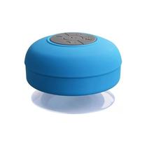 Mini Speaker / Caixa de Som Portatil BTS-06 Waterproof Ventosa - Azul