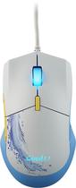 Mouse Gaming Cooler Master MM310 Street Fighter Chun-Li - Branco/ Azul Claro