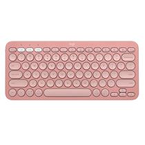 Teclado Logitech Pebble Keys 2 K380S 920-011785 Sem Fio Espanhol - Rose