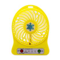 Mini Ventilador Portatil Fan ZLZ2020 Recarregavel - Amarelo