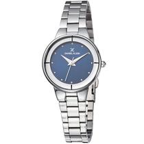 Relogio Analogico Daniel Klein Premium DK11889-7 Feminino, Metal - Prata e Azul