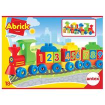 Tren de Bloques Antex Con Abecedario Y Numeros Abrick