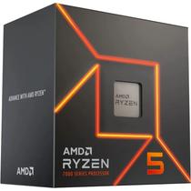 AMD Processador (Cpu) AM5 Ryzen 5-7600 5.1GHZ 38MB 100-100001015BOX Metal 3.8 GHZ s/C