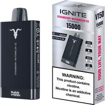 Vaper Descartavel Ignite V150 5% Nicotina 15000 Puffs - Strawberry Watermelon Ice