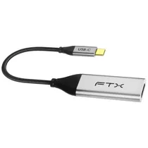 Cabo Adaptador FTX USB-C Macho para HDMI Femea 4K - Cinza (CT-160-PU31-CMHDFN1-S0.2)