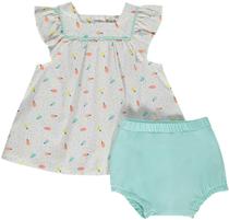 Conjunto para Bebe Orchestra HB0112-Bla Feminino (2 Pecas)