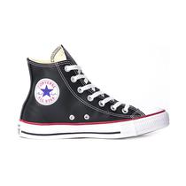 Tenis All Star Converse Chuck Taylor Cano Alto Unisex Couro Preto CT04510003